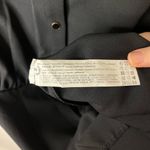 ZARA Fitted Shirt Dress Black with black and gold buttons Size XS Photo 15
