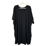 Universal Standard Halie T-Shirt Dress Black Plus Size 3XL Womens 34-36 Comfy Photo 1