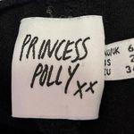 Princess Polly Black Low Rise Straight Leg Crop Trousers Denim Jeans Pants Sz 2 Photo 3