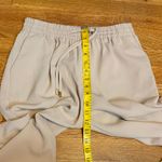 River Island  London Womens 6 Beige Pull on Trouser Pants Menswear Office Preppy Photo 2