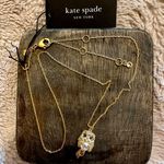 Kate Spade  New York HOOT OWL Pendant Necklace Rhinestone Owl Novelty Jewelry Photo 2