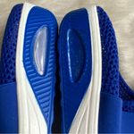 Blue & White Mesh Slip On Shoes Size 5 Photo 4