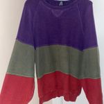 Lands'End color block sweater Photo 0