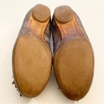 Paul Green  Womens US Size 6.5 Flower Flats Metallic Bronze Leather Round Toe Photo 6