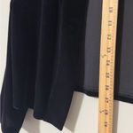 Calvin Klein  women's size large black velour cropped cardigan jacket formal NWT Photo 2