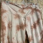 PINK - Victoria's Secret  Beige Tie Dye High Waist V Crossover Leggings, L Photo 2