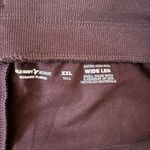 Old Navy Extra High Rise Wide Leg Dynamic Fleece Pull On Pants XXL Burgundy Photo 4