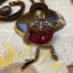 Coldwater Creek Vintage novelty doll charm Pendant necklace Photo 7