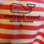 Vineyard Vines pink white striped tank size large Photo 5