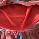 Flying Tomato womens large dress swim cover red blue tropical flamenco off shoul Photo 5