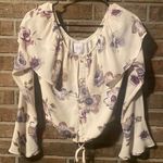 J.O.A. - Floral crop top by size xsmall Photo 0