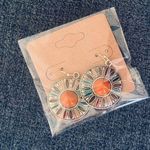 Bohemian, Colorful, Floral Petal Cutout Fashion Dangle Earrings Silver Photo 15