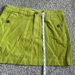 Wild Fable  Chartreuse Neon Lime Green Corduroy Mini Skirt Fall Y2K Casual 12 Photo 4