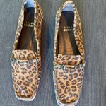 Stuart Weitzman  Animal Print Loafers with Buckle woman’s sz 6.5 Photo 12