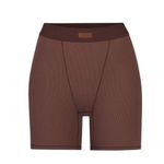 kim kardashian skims cotton rib boxer garnet color size xl Brown Photo 0