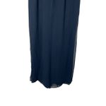 Cache Vintage 80s 90s  Black Chiffon Overlay Wide Leg‎ High Waist Pants Size 2 Photo 2