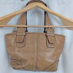 Coach Brown Leather 9544 Tote Styled Satchel Purse Photo 7