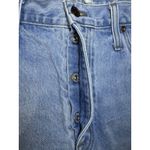 Madewell Denim Shorts Womens SIZE 33 Blue Cut Off High Waist Relaxed Fit Faded Photo 3