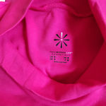 Isaac Mizrahi Live! Essentials Mock Neck Top Dolphin Hem Vibrant Pink Small NWOT Photo 11