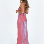 Princess Polly Pink Metallic Strapless Maxi Dress Photo 2
