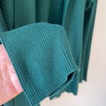 Retrology Sz L Green Stretch Open Cardigan Sweater Long Sleeves Size L Photo 4