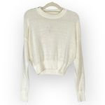 Madewell Loose-Knit Crewneck Sweater Women's XXS Natural Long Sleeve NWT READ Photo 1