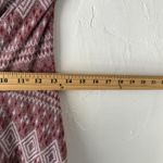 Free People  Dress Womens Medium Red Boho Strapless Embroidered Aztec Beaded Trim Photo 3