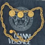 Versace   -RRRE- HRD TO FIND Gold Rope Chain Necklace with Medallions Crystals. Photo 1