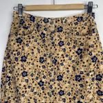 Bobbie & Brooks Vintage Y2K 90s Bobbie Brooks Corduroy Floral Long Button Skirt Prairie 6 26 Photo 1