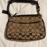 Coach  Bag Boho Leather Women’s Vintage Soho Chic Shoulder Tan Blue Photo 1