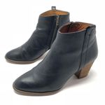 Madewell The Billie black leather ankle booties Photo 3