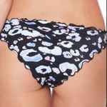 Salt+Cove Leopard print ruched bikini swim bottom Black Size XS Photo 1
