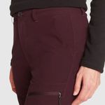 Eddie Bauer Like New  2.0 Polar Fleece Lined Pants Blackberry Size 14 Photo 2