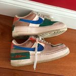 Nike Women's Sneakers Air Force 1 Low Shadow Sail Blue Green sz 8 CI0919-109 Photo 4
