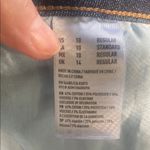 American Eagle  Outfitters Women's Dark Blue Distressed High Rise Crop Jeggings Photo 3