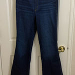 Spanx  Midnight Blue Flare Bell Bottom Jeans Pull On Size Large Photo 0