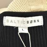 Baltic Born NWT  Tayla Knit Black Ribbed Women's Top Size Large Photo 4