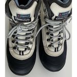 Alpine Design Women’s Sz 8 Boots Blue White Cream Leather Activewear Travel Photo 2