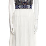 $695 Giada Forte Resort Italian Dress Gown Aztec Blue size 1 Photo 0