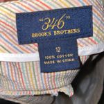 Brooks Brothers 346 Multicolor Striped Knee Length Bermuda Short Women’s Size 12 Photo 4