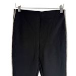 ZARA  Black Rhinestone Embellished High Rise Pull On Skinny Pants Size Medium Photo 1