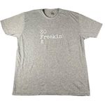 Next Level 30A M Gray Short Sleeve Crew Neck Tee T-shirt 30 Freakin A Poly Blend Photo 0