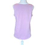 Life is Good Crusher Tank Top Lake Mountains Graphic Womens Medium Purple Photo 1