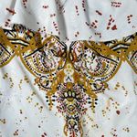 Free People  Intimately Strapless Tube Top Ruffle Paisley Top Size Small #1349-LA Photo 5