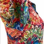 Chico's Chico’s Beautiful Silk Blend Bright Floral Jacket Photo 5