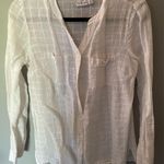 kim rogers  white button down top Photo 0