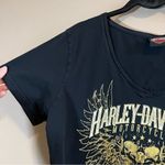 ✨ Harley Davidson Women’s Black Shirt Carroll Iowa XL Photo 2