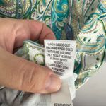 Croft & Barrow Croft‎ & Barrow Paisley Top Womens XL Multicolor Stretch Tee Preppy Resort Retro Photo 4