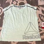 Reebok  sleeveless t shirt. NWT. Size XS mint green. Work out wear. Photo 0