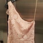Reiss 💕💕 Mena One-Shoulder Crochet Lace Dress ~ Nude US 6 NWT Photo 7